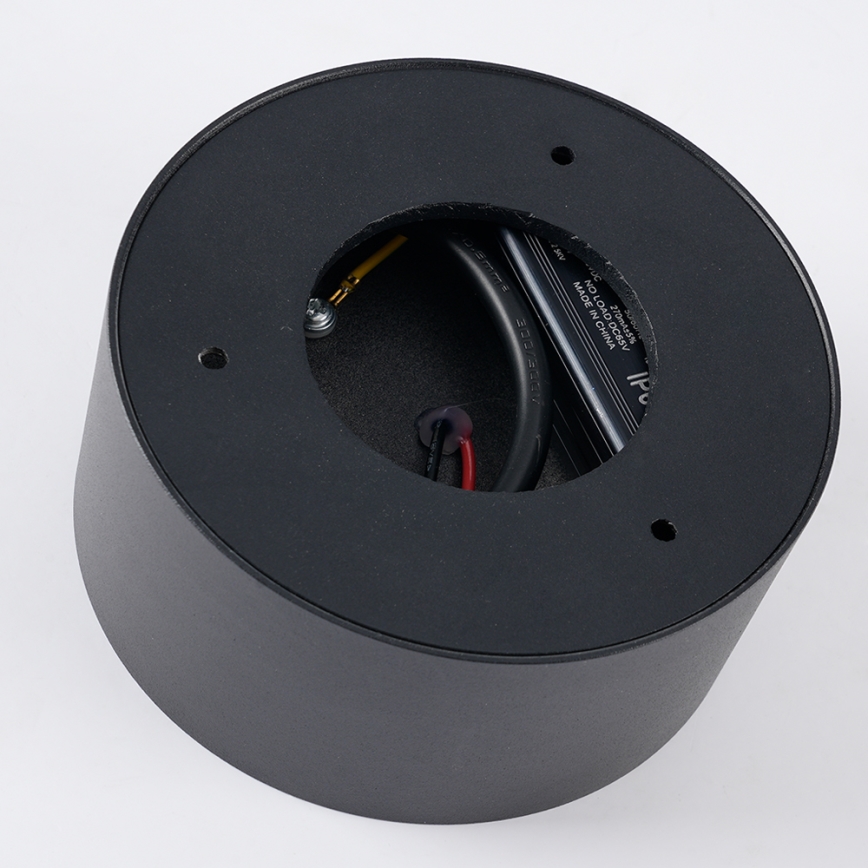 Brilagi - LED lampa sufitowa do łazienki FORIS LED/9W/230V Ø 9 cm czarna IP44