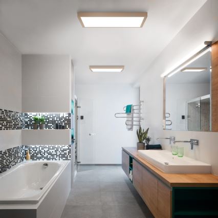Brilagi - LED plafon łazienkowy FRAME LED/50W/230V 60x60 cm IP44 beżowy