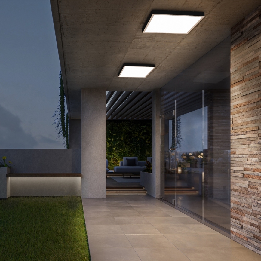 Brilagi - LED plafon łazienkowy FRAME LED/50W/230V 60x60 cm IP44 beżowy