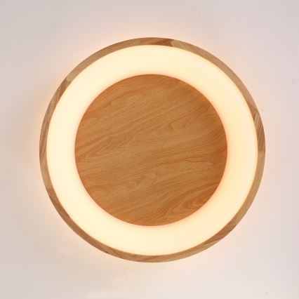 Brilagi - Oprawa sufitowa LED FALCON WOOD LED/40W/230V 3000/4000/6000K śr. 60 cm drewno