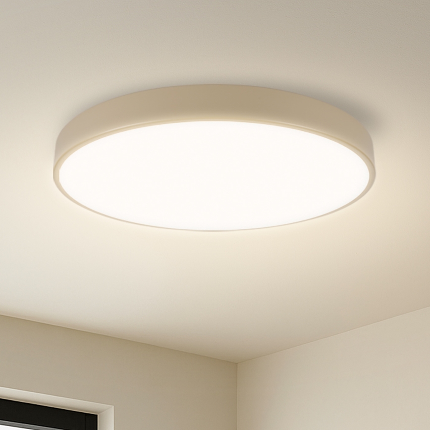 Brilagi - LED Lampa Sufitowa Łącząca POOL LED/60W/230V 3000-6000K średnica 50 cm beżowa + pilot zdalnego sterowania