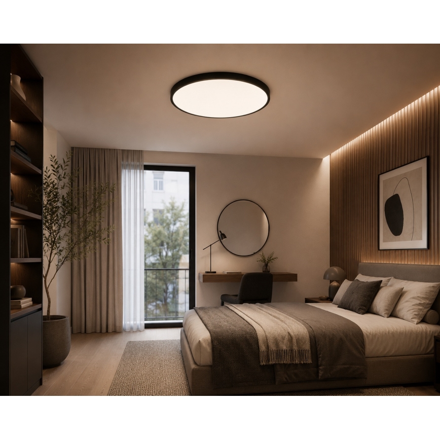 Brilagi - LED oprawa sufitowa do łazienki ZENNA LED/36W/230V śr. 42 cm IP44 czarna