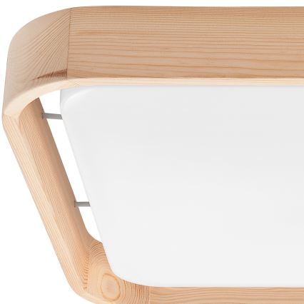 Brilagi - LED ściemnialna lampa sufitowa MANAROLA CUBIC LED/24W/230V 45x45 cm 3000-6500K sosna + pilot zdalnego sterowania