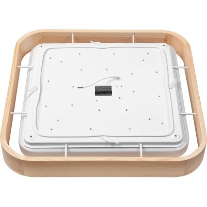 Brilagi - LED ściemnialna lampa sufitowa MANAROLA CUBIC LED/24W/230V 45x45 cm 3000-6500K sosna + pilot zdalnego sterowania