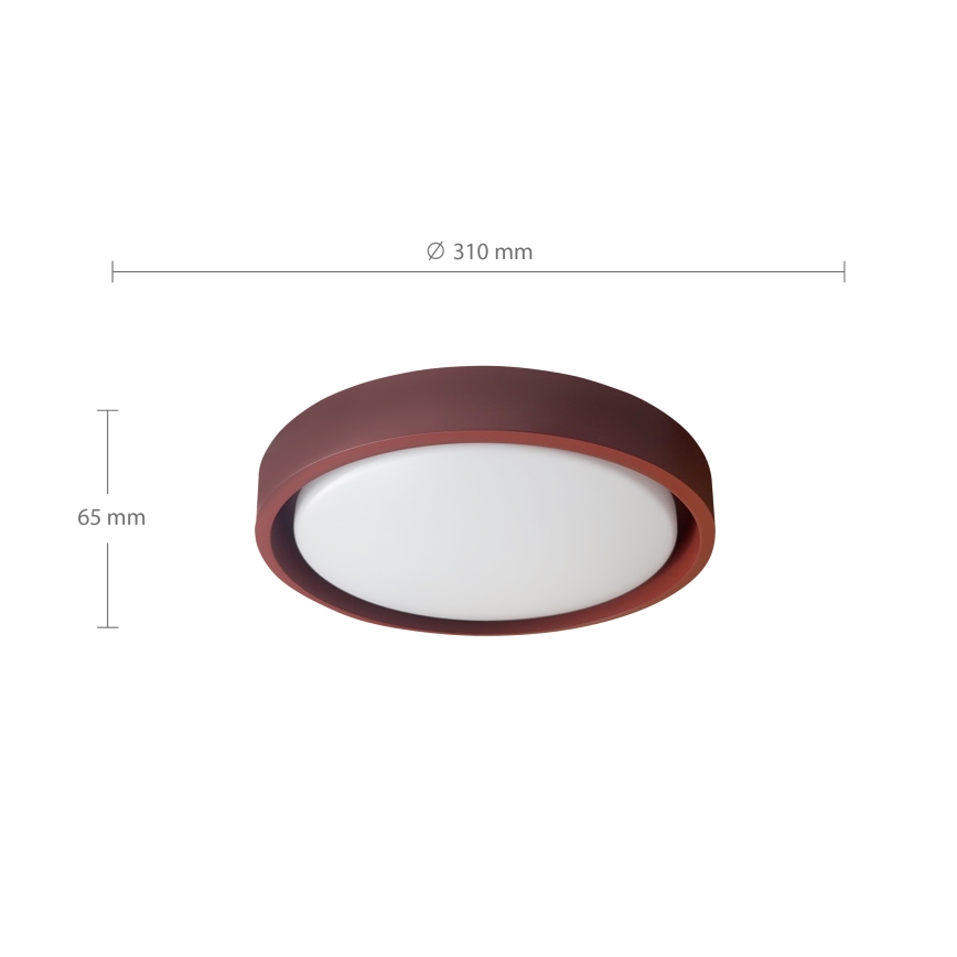 Brilagi - LED lampa sufitowa MATTEO LED/24W/230V śr. 31 cm czerwona