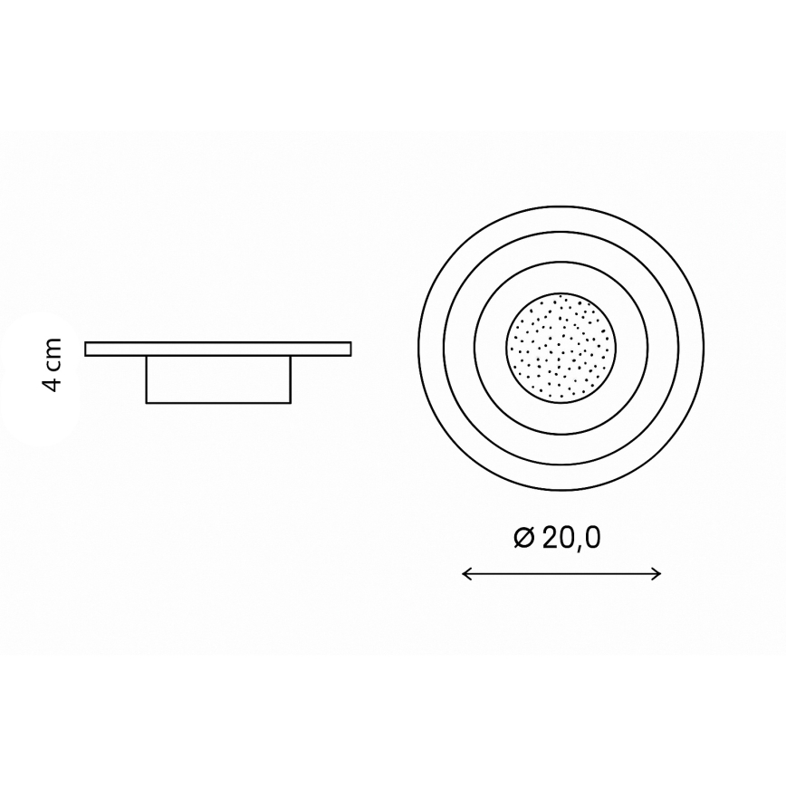 Brilagi - LED lampa sufitowa MODERN MINI LED/29W/230V 3000/4000/6000K