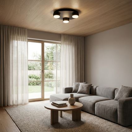 Brilagi - LED lampa sufitowa MONO 3xGX53/30W/230V śr. 30 cm czarna