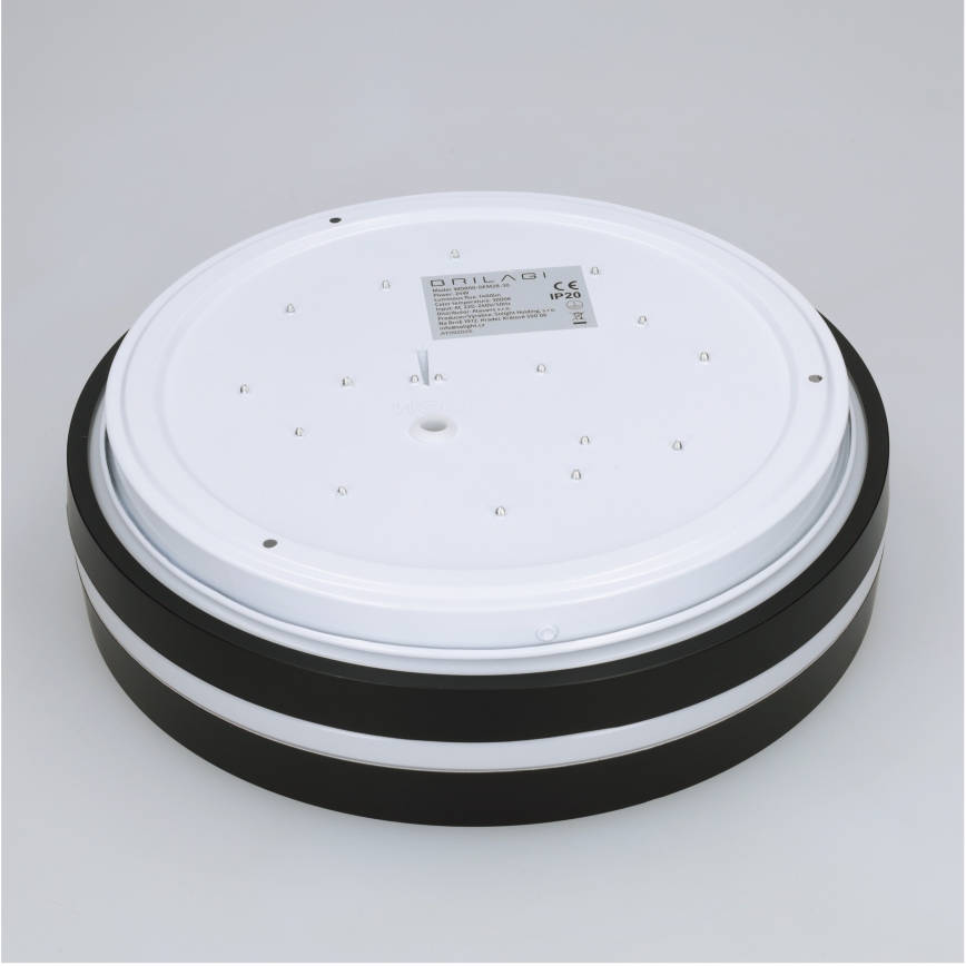 Brilagi - LED lampa sufitowa NAOMI LED/24W/230V śr. 28,5 cm czarna
