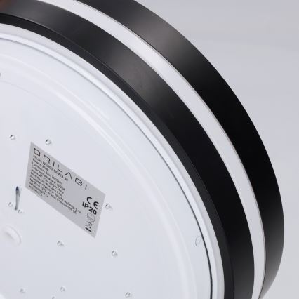 Brilagi - LED lampa sufitowa NAOMI LED/24W/230V śr. 28,5 cm czarna