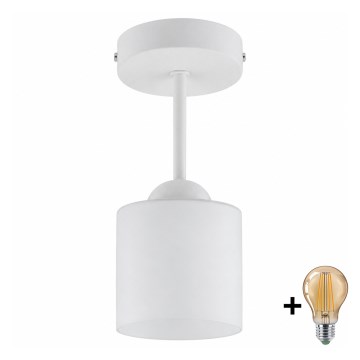 BRILAGI - LED lampa sufitowa natynkowa RETRO GLASS 1xE27/60W/230V śr. 10 cm biała