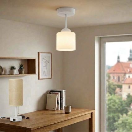 BRILAGI - LED lampa sufitowa natynkowa RETRO GLASS 1xE27/60W/230V śr. 10 cm biała