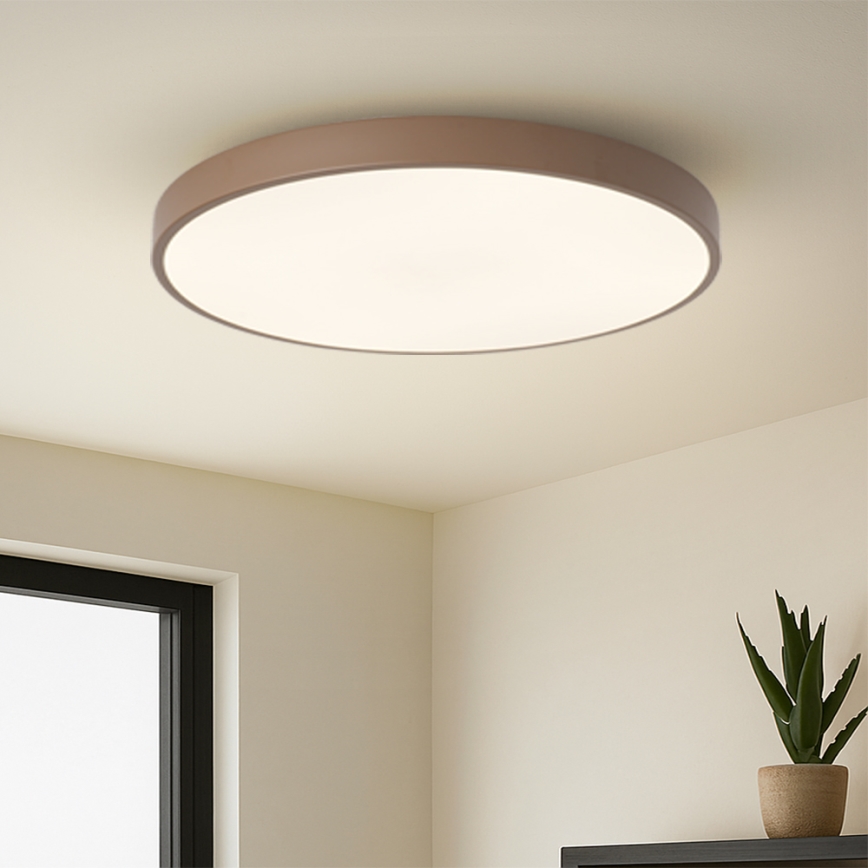 Brilagi - Oprawa sufitowa LED POOL LED/100W/230V, 3000/4000/6000K, średnica 80 cm, brązowa