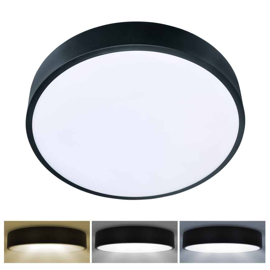 Brilagi - LED Lampa sufitowa POOL LED/36W/230V 3000/4500/6000K śr. 30 cm czarna