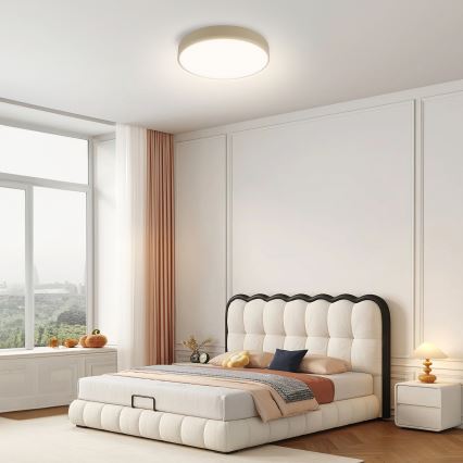 Brilagi - Ściemnialna lampa sufitowa POOL LED/36W/230V 3000-6000K średnica 30 cm beżowa + zdalne sterowanie
