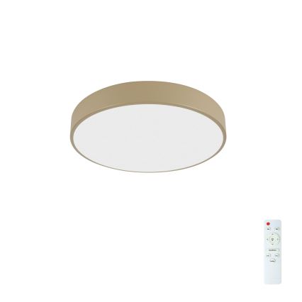 Brilagi - Ściemnialna lampa sufitowa POOL LED/36W/230V 3000-6000K średnica 30 cm beżowa + zdalne sterowanie