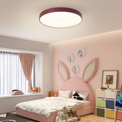 Brilagi - Oprawa sufitowa LED POOL LED/60W/230V 3000/4000/6000K śr. 60 cm burgundowy