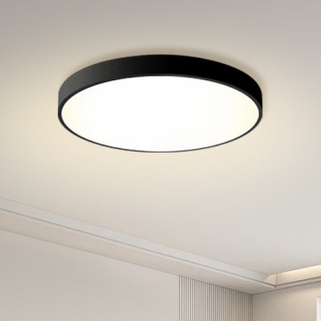 Brilagi - LED Lampa sufitowa regulowana POOL LED/60W/230V 3000-6000K średnica 60 cm czarna + pilot zdalnego sterowania