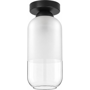 BRILAGI - LED lampa sufitowa RETRO GLASS 1xE27/60W/230V śr. 14 cm czarna/biała