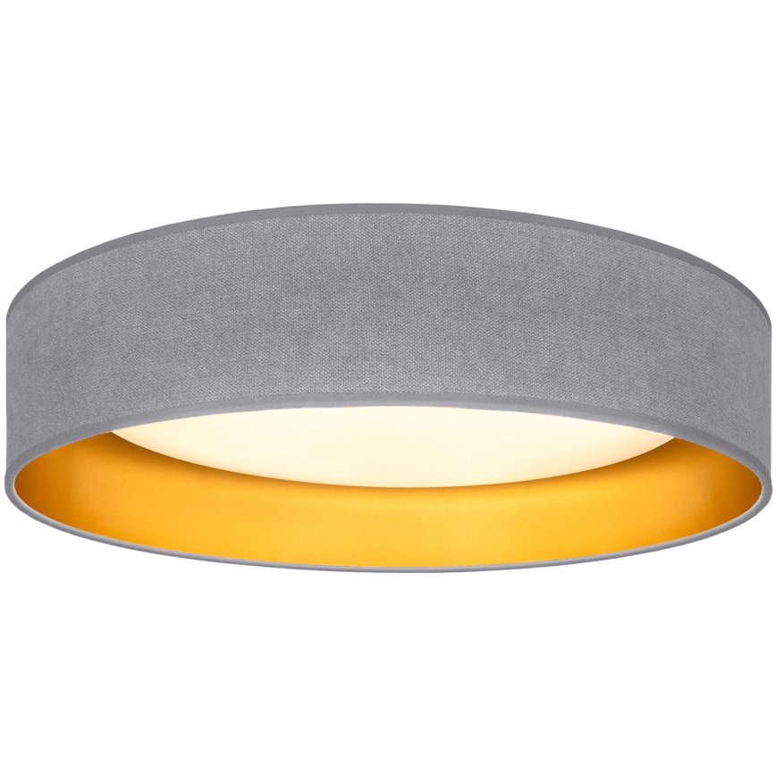 BRILAGI - Oprawa sufitowa LED VELVET SIMPLE LED/24W/230V 3000K Ø 45 cm szary/złoty