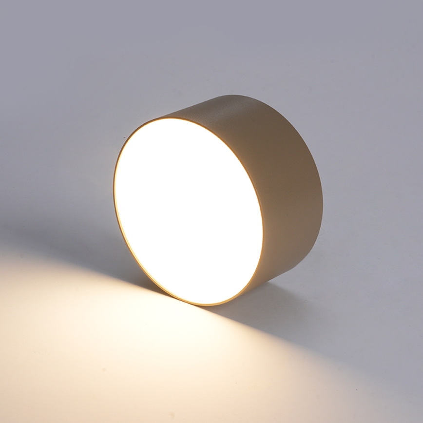 BRILAGI - LED Zewnętrzna lampa sufitowa FORIS LED/14W/230V śr. 12 cm beżowa IP44