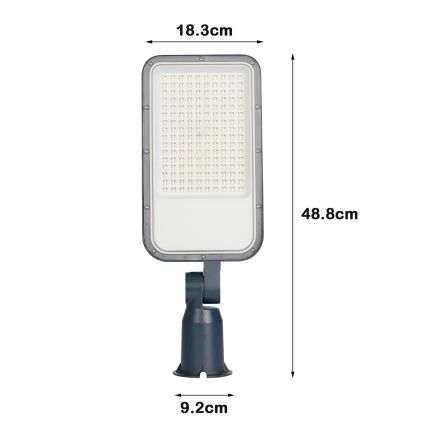 Brilagi - LED Lampa uliczna URBANLIGHT LED/100W/230V antracyt IP65