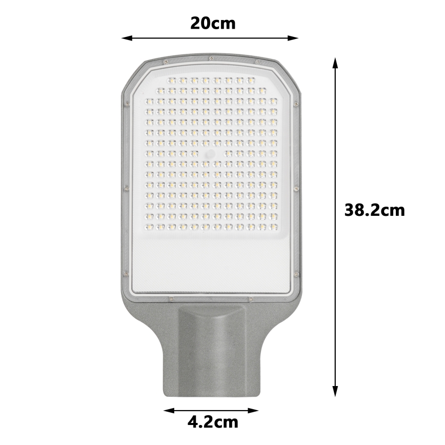Brilagi - LED lampa uliczna URBANLIGHT LED/100W/230V szara IP65