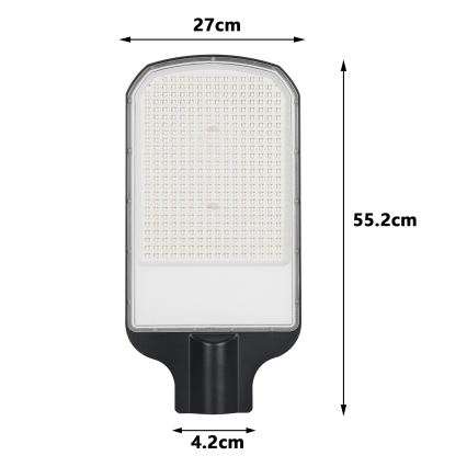 Brilagi - LED Lampa uliczna URBANLIGHT LED/200W/230V czarna IP65
