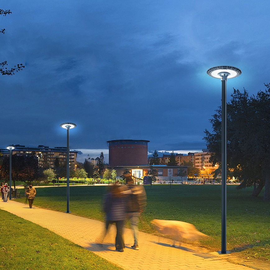 Brilagi - zewnętrzna lampa uliczna LED ze słupem 3 m URBANSPARK LED/120W/230V antracyt IP65