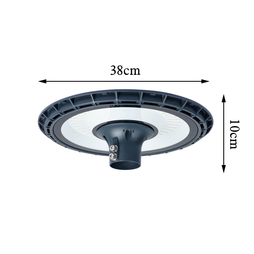 Brilagi - zewnętrzna lampa uliczna LED ze słupem 3 m URBANSPARK LED/120W/230V antracyt IP65