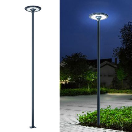 Brilagi - Lampa uliczna LED z słupem 4 m URBANSPARK LED/120W/230V antracyt IP65