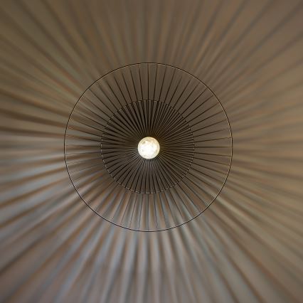 Brilagi - LED lampa wisząca CERIA WIRE na lince 1xE27/40W/230V śr. 60 cm czarna