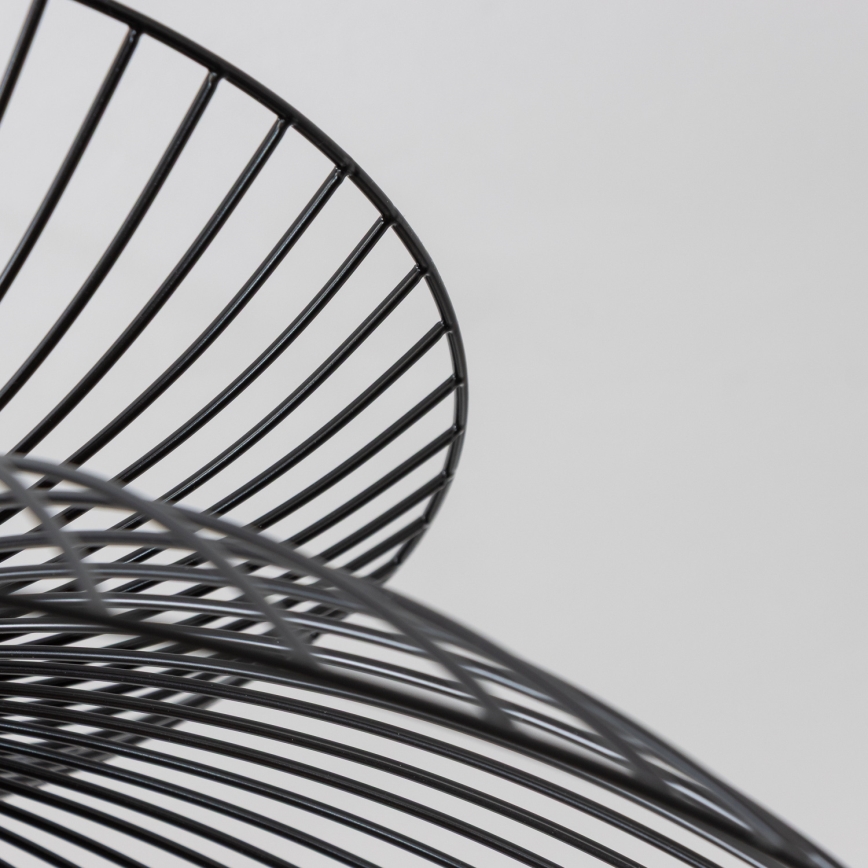 Brilagi - LED lampa wisząca CERIA WIRE na lince 1xE27/40W/230V śr. 60 cm czarna