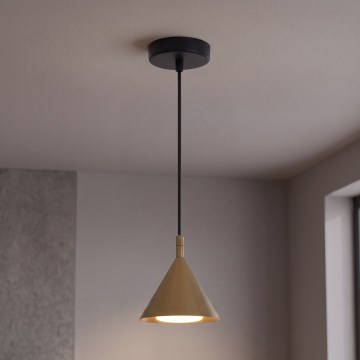 BRILAGI - LED Lampa wisząca na lince CONE SINGLE 1xGX53/15W/230V złota