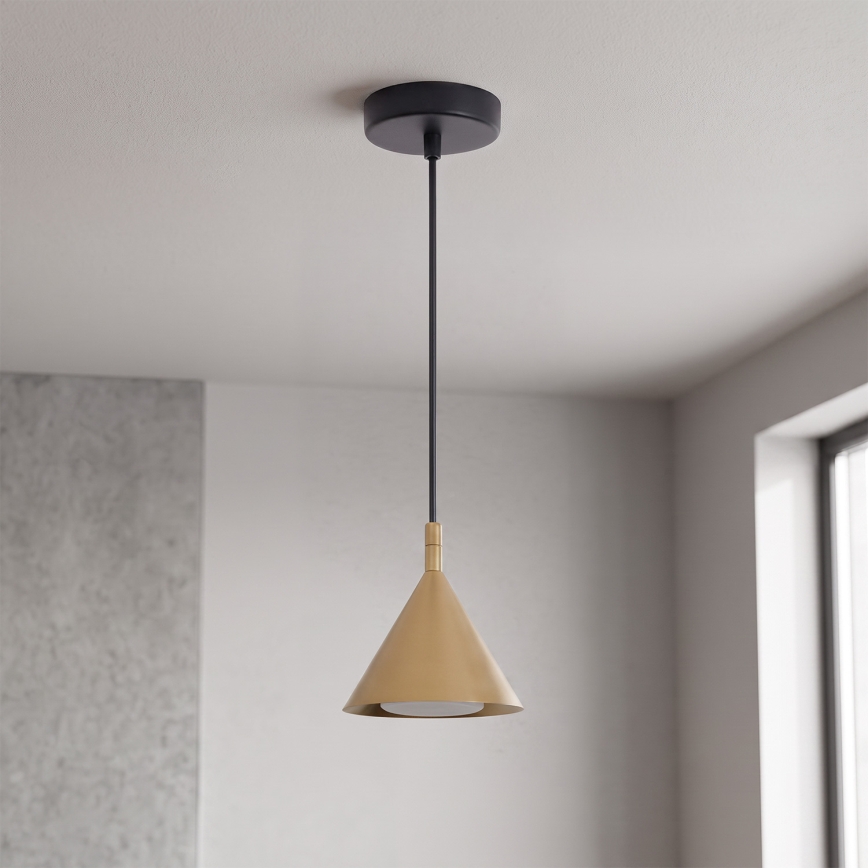 BRILAGI - LED Lampa wisząca na lince CONE SINGLE 1xGX53/15W/230V złota