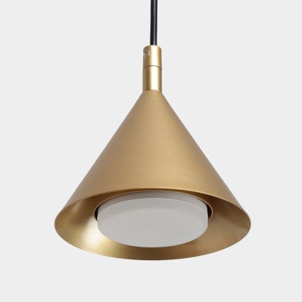 BRILAGI - LED Lampa wisząca na lince CONE SINGLE 1xGX53/15W/230V złota
