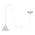 BRILAGI - LED Lampa wisząca na lince CONE SINGLE SPIDER 1xGX53/15W/230V biała