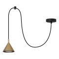 BRILAGI - LED Lampa wisząca na lince CONE SINGLE SPIDER 1xGX53/15W/230V złota