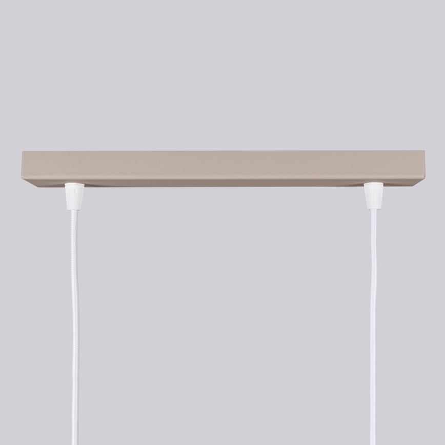 Brilagi - LED lampa wisząca na lince CRESTO 2xGU10/10W/230V taupe