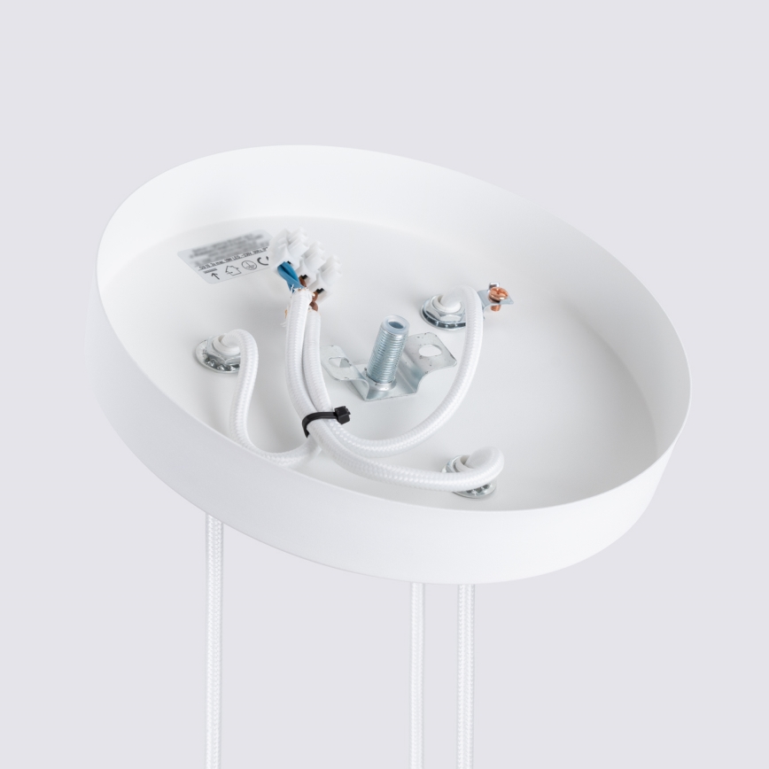 Brilagi - LED lampa wisząca na lince CRESTO 3xGU10/10W/230V biała