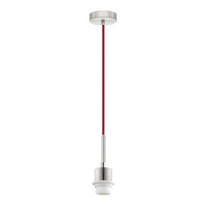 BRILAGI - LED lampa wisząca na lince NUBILA 1xE27/60W/230V śr. 14 cm czerwony/kremowy
