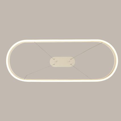 Brilagi - LED lampa wisząca na lince PONDIE LED/45W/230V 80x30 cm biała