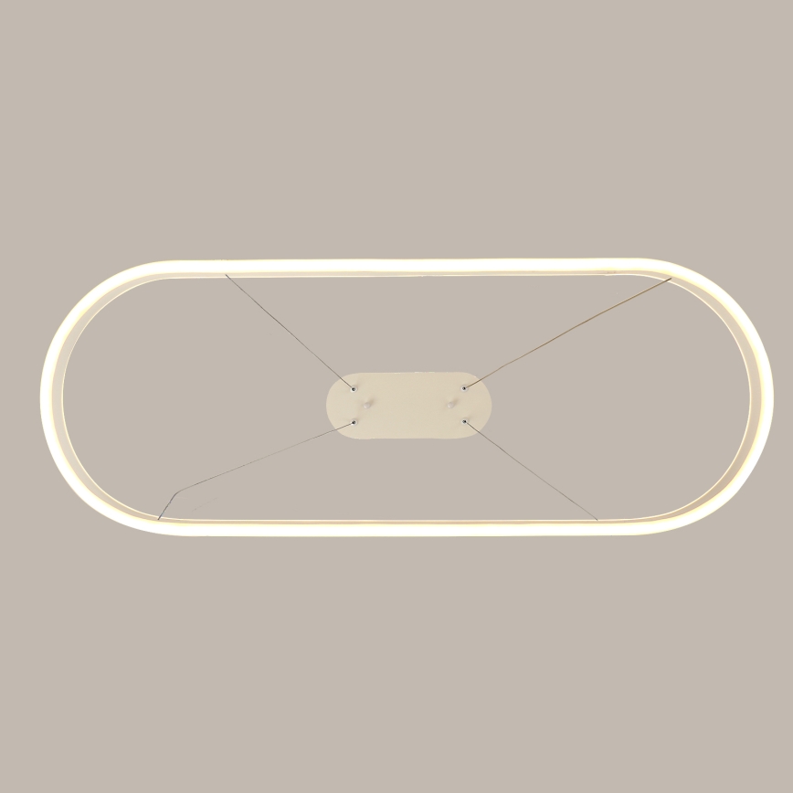 Brilagi - LED lampa wisząca na lince PONDIE LED/45W/230V 80x30 cm biała