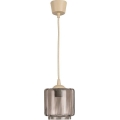 Brilagi - LED lampa wisząca na lince RETRO GLASS 1xE27/60W/230V pr. 15 cm beżowy/przydymiony beż