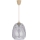 Brilagi - LED lampa wisząca na lince RETRO GLASS 1xE27/60W/230V śr. 26 cm beżowy/dymny szary