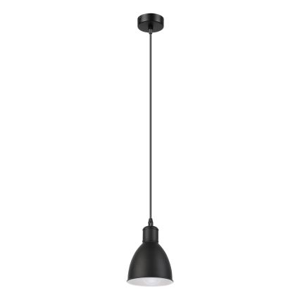 Brilagi - LED lampa wisząca na lince RIDDY 1xE27/60W/230V czarna