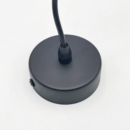 Brilagi - LED lampa wisząca na lince RIDDY 1xE27/60W/230V czarna