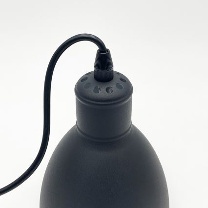 Brilagi - LED lampa wisząca na lince RIDDY 1xE27/60W/230V czarna