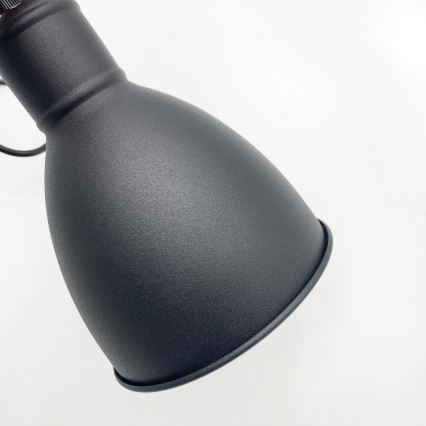 Brilagi - LED lampa wisząca na lince RIDDY 1xE27/60W/230V czarna