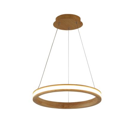 Brilagi - LED lampa wisząca na lince UMEA WOOD LED/30W/230V śr. 40 cm drewno