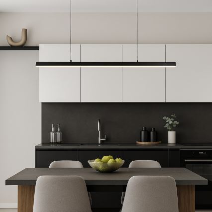 Brilagi - LED lampa wisząca na linkach AXIS LED/30W/230V 120 cm czarna